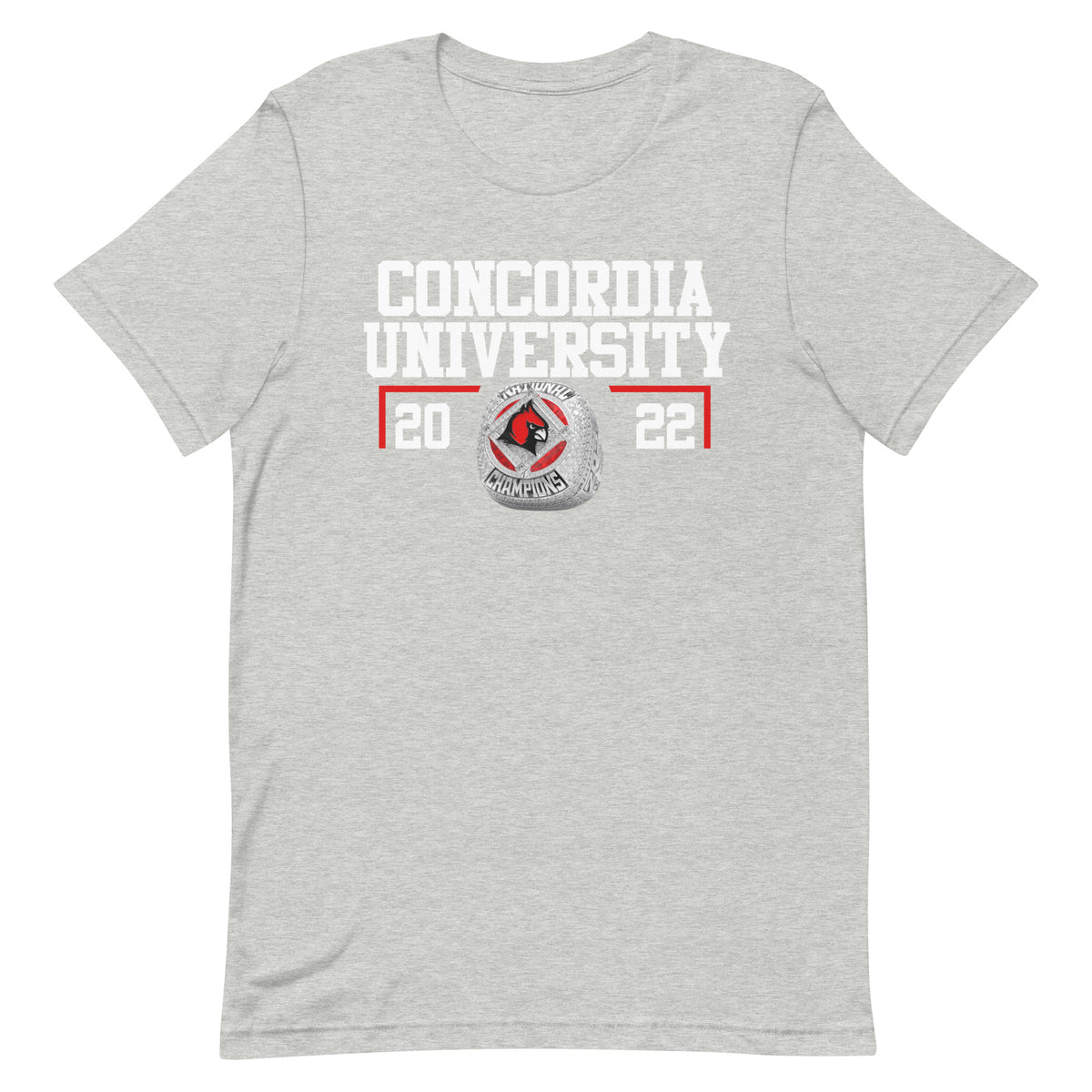 Concordia University Ann Arbor 2022 National Championship Ring Unisex t-shirt