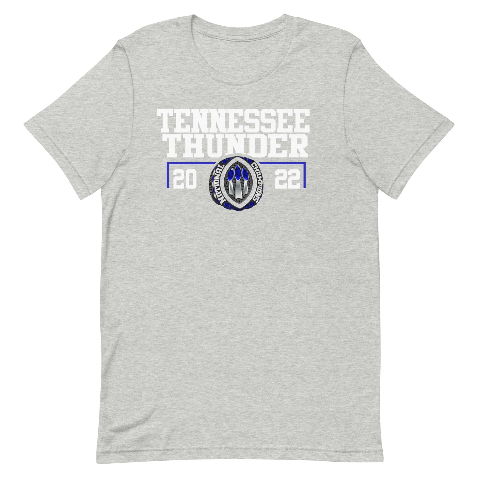Tennessee Thunder Women’s Football National Champions Unisex t-shirt