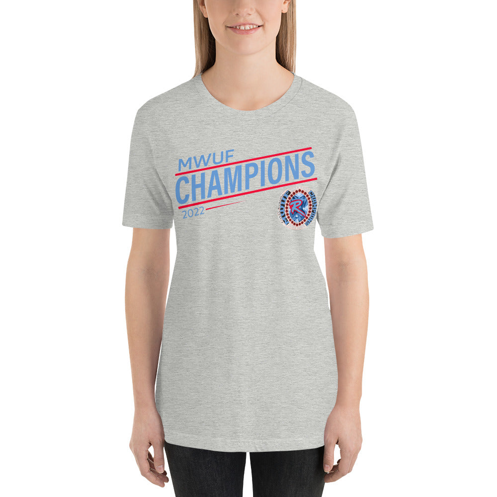 Renegades Football MWUF Champions Unisex t-shirt