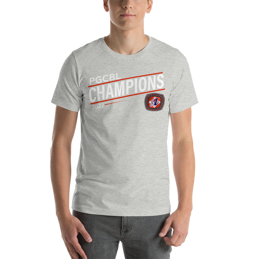 Amsterdam Mohawks PGCBL Champions Unisex t-shirt