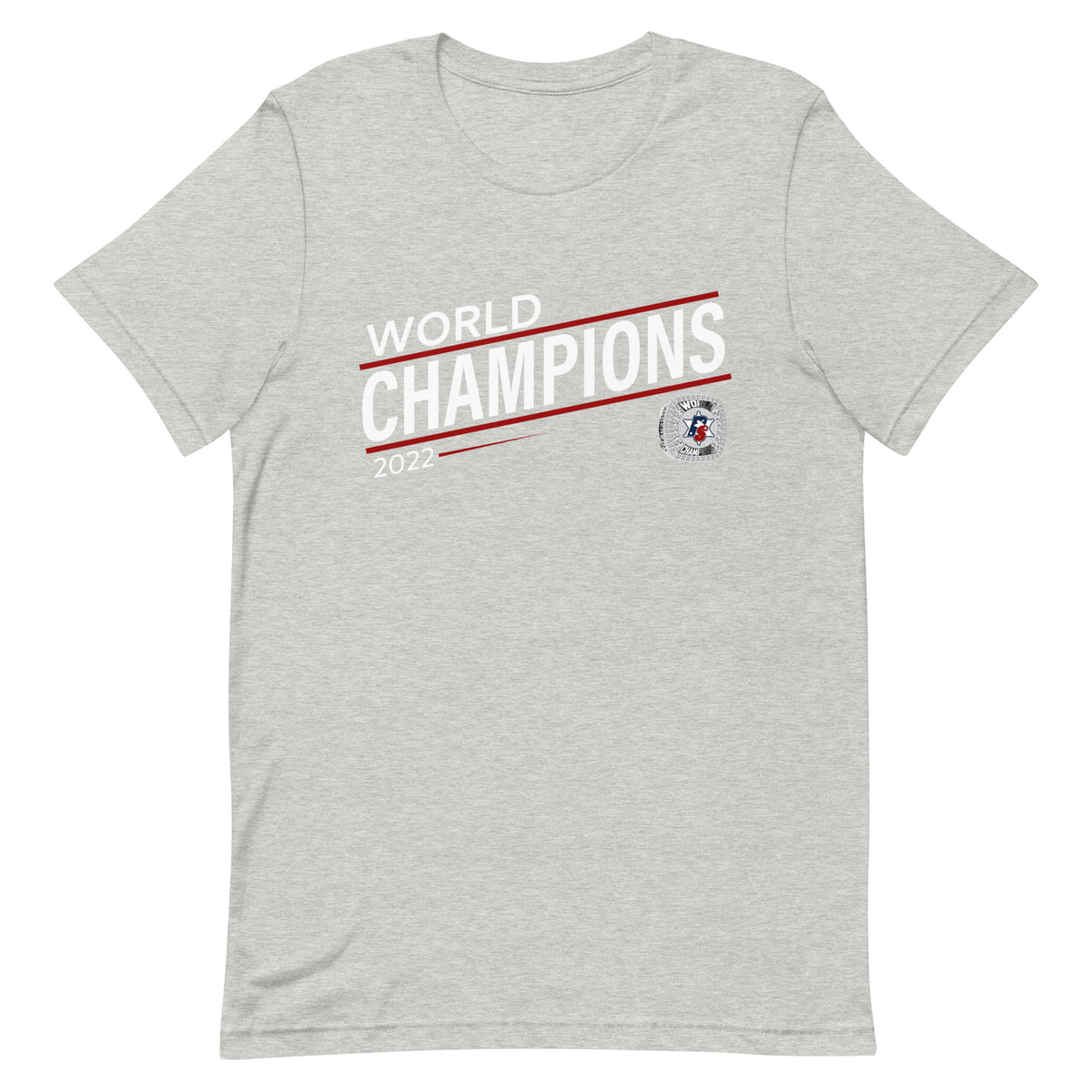 Police Softball Red Line 2022 World Championship Ring Unisex t-shirt