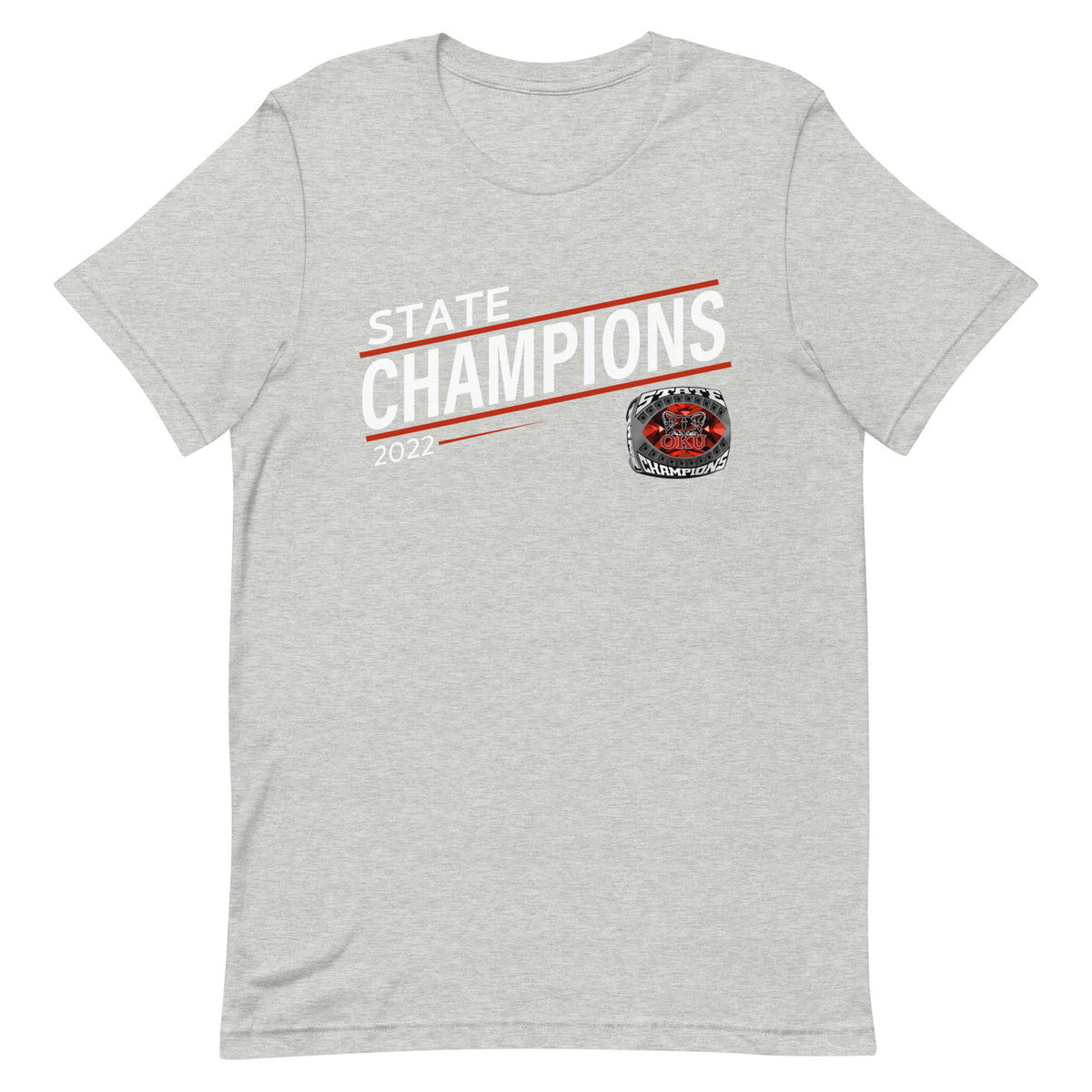Oklahoma Union High School 2022 State Championship Ring  Unisex t-shirt