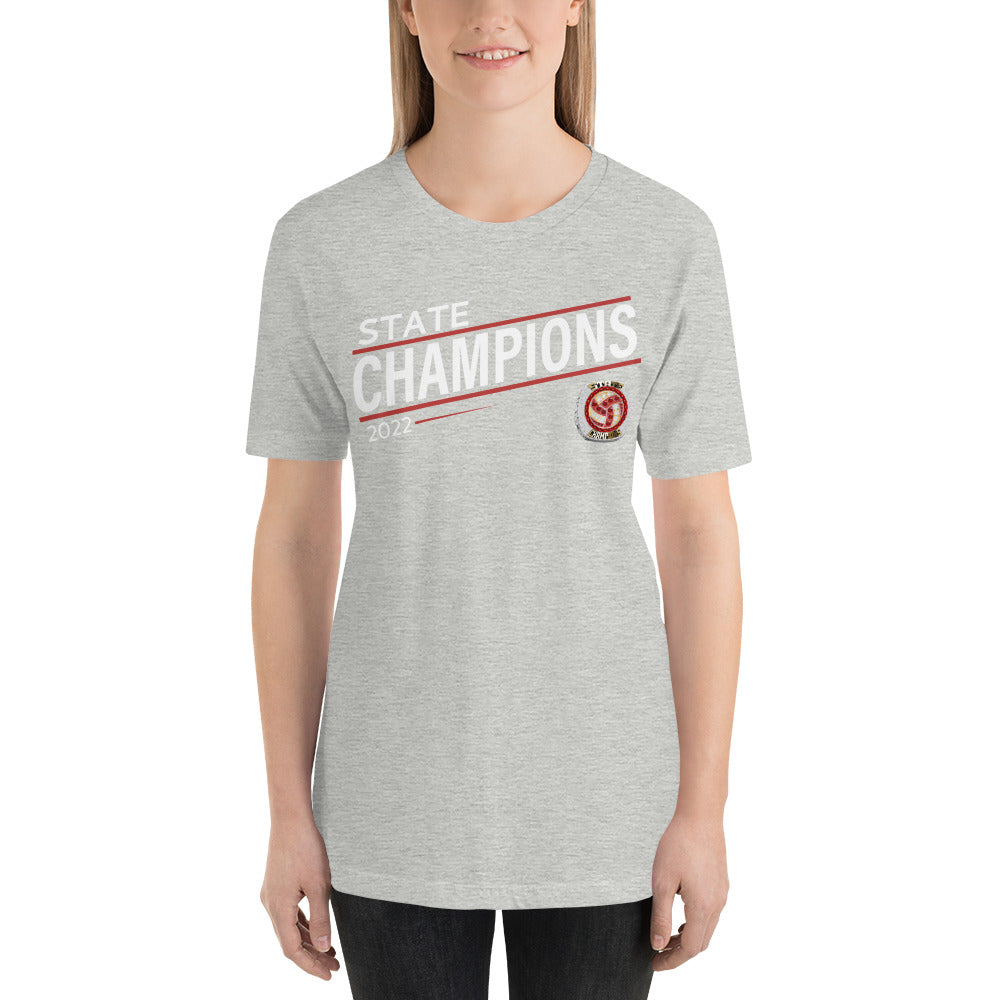 KONOS Academy Volleyball State Champions Unisex t-shirt