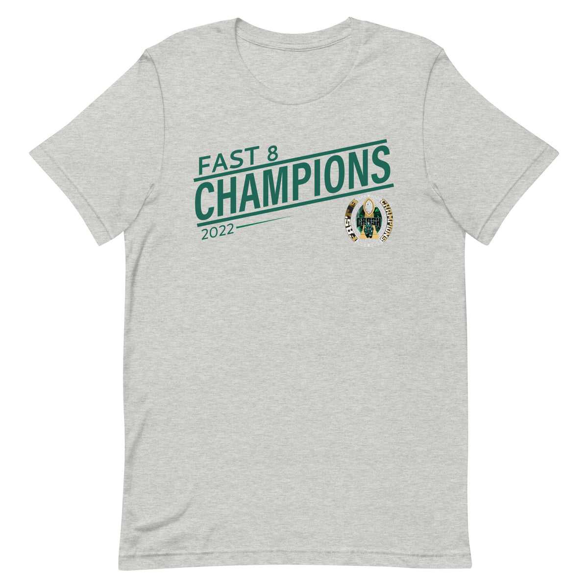 Collin County Crash Fast 8 Champions (Silver Ring) Unisex t-shirt