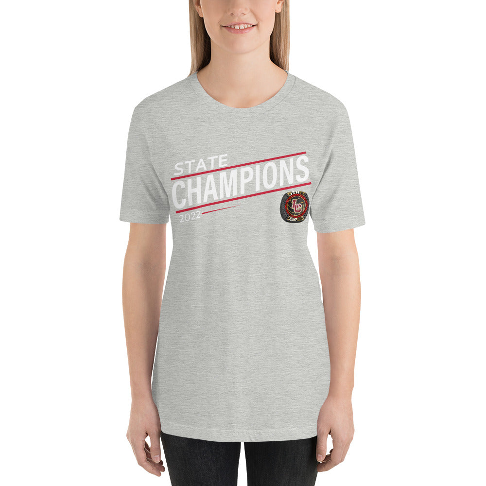 Lincoln Christian High School 2022 State Championship Ring Unisex t-shirt