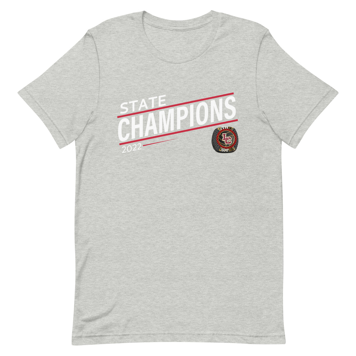 Lincoln Christian High School 2022 State Championship Ring Unisex t-shirt