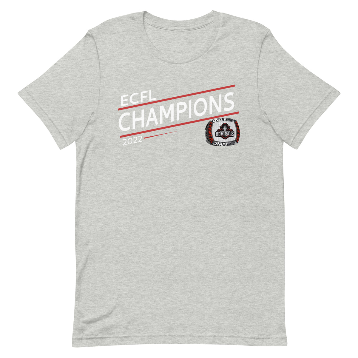 Southern New England Admirals ECFL Champions Unisex t-shirt