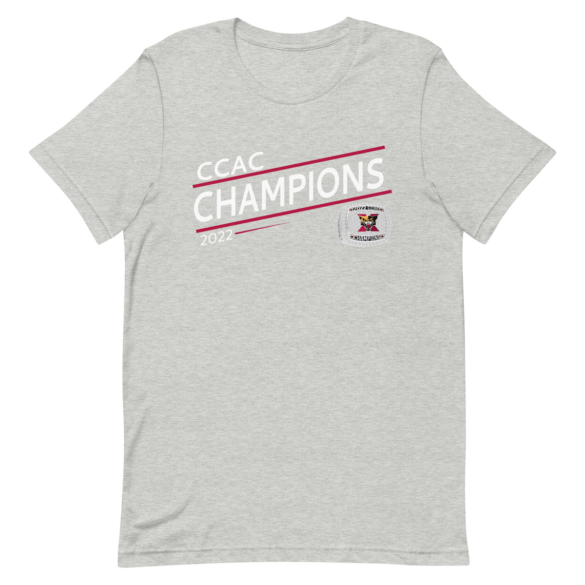 Saint Xavier University 2022 CCAC Championship Ring Unisex t-shirt