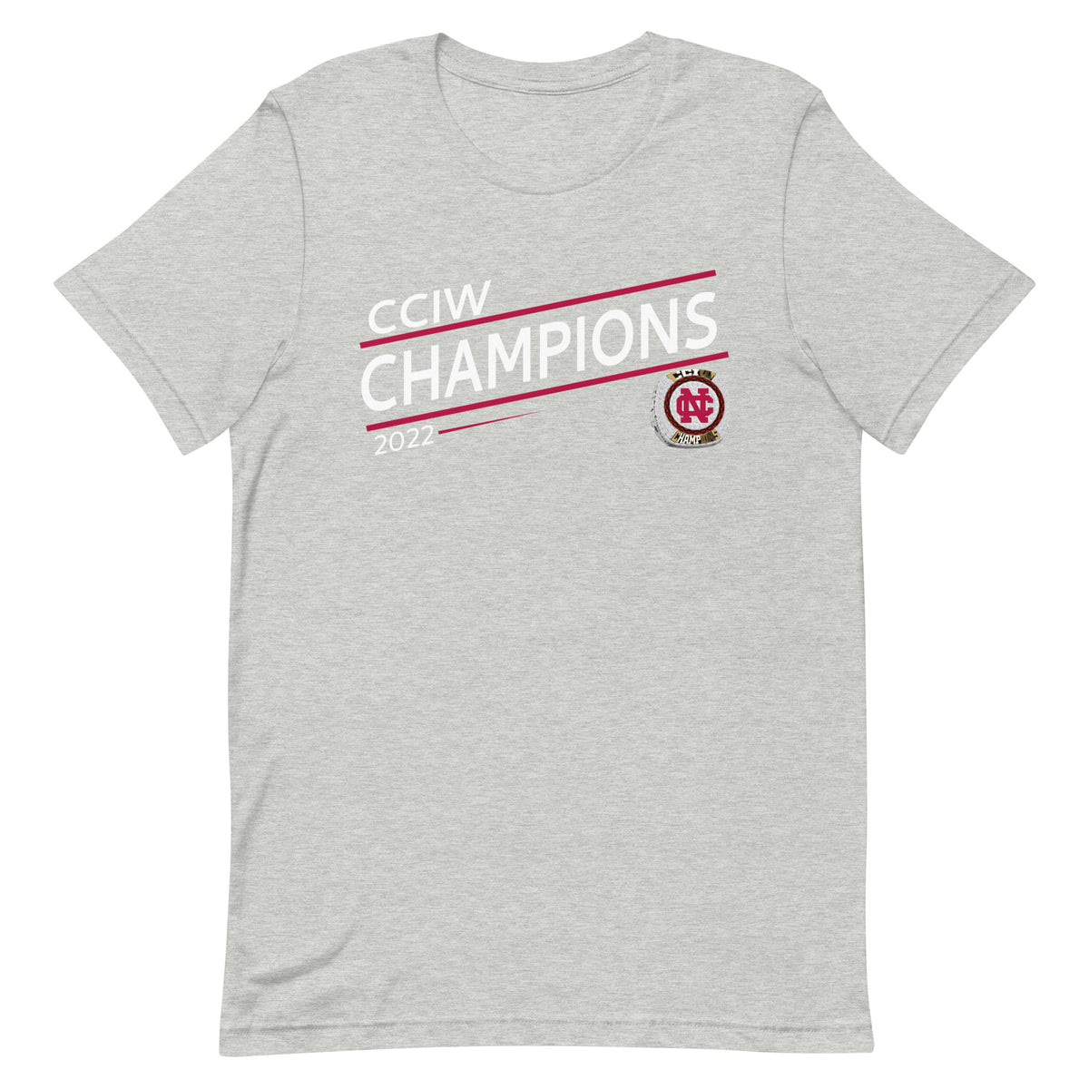 North Central College 2022 CCIW Championship Ring Unisex t-shirt