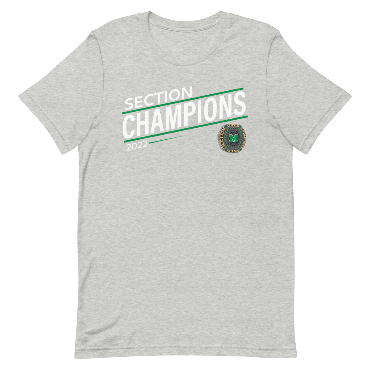 Manteca High School Football 2022 State Championship Ring Unisex t-shirt