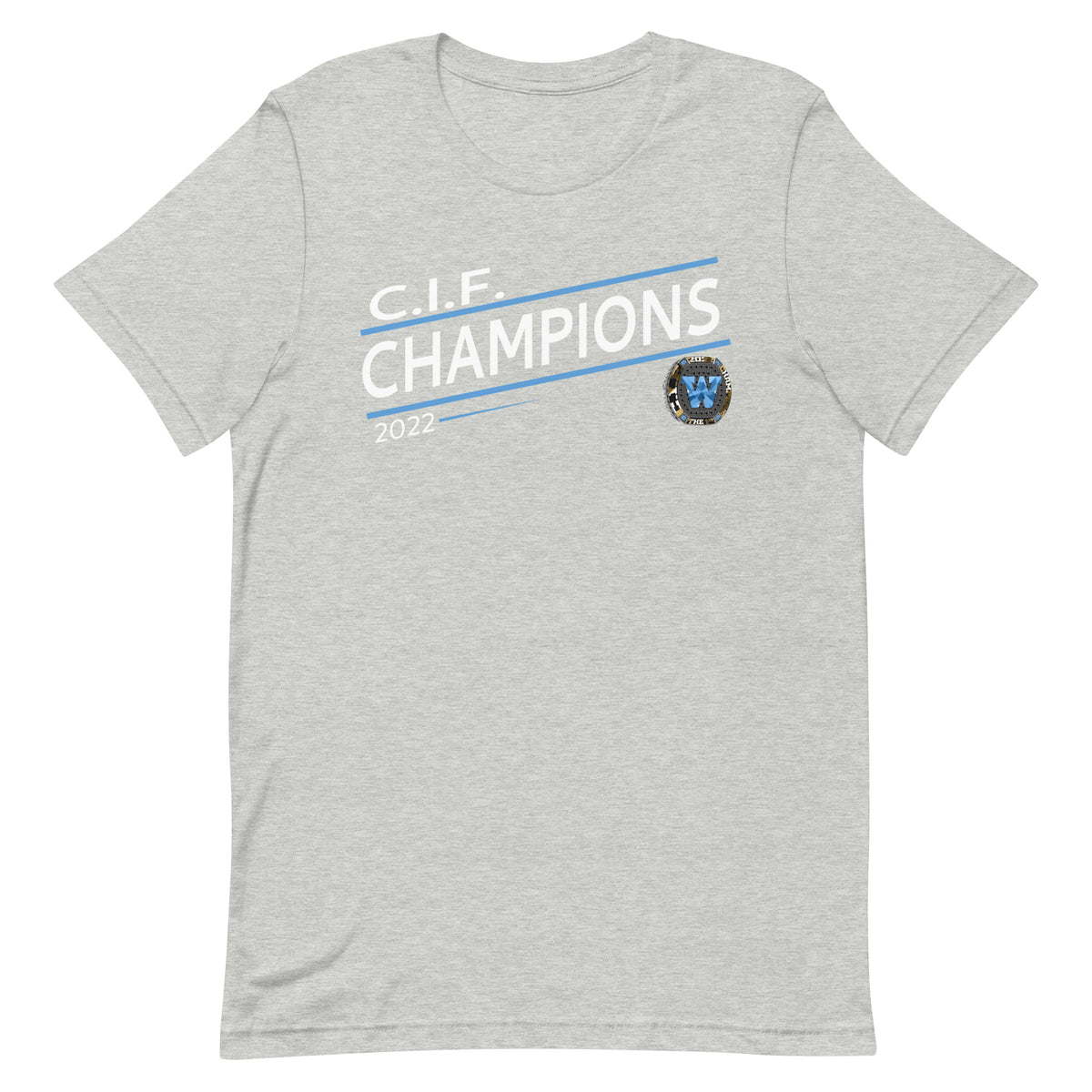 Walnut Football 2022 State Championship Ring Unisex t-shirt