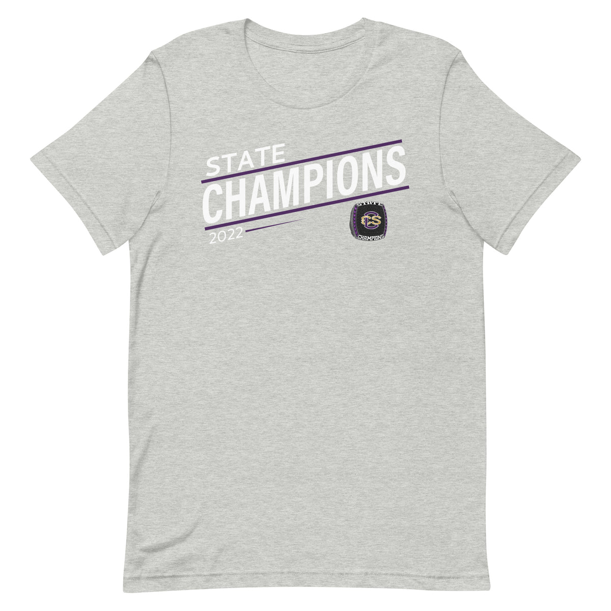 Community Christian High School Cheer 2022 State Championship Ring Unisex t-shirt