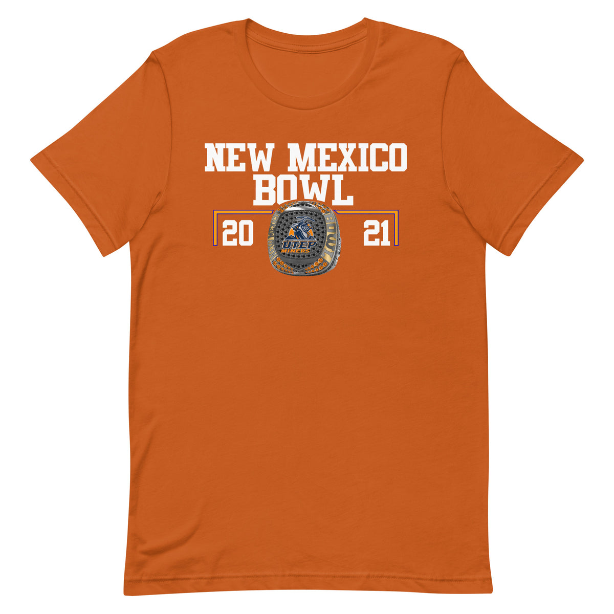 University of Texas at El Paso Football 2021 New Mexico Bowl Championship Ring Unisex t-shirt