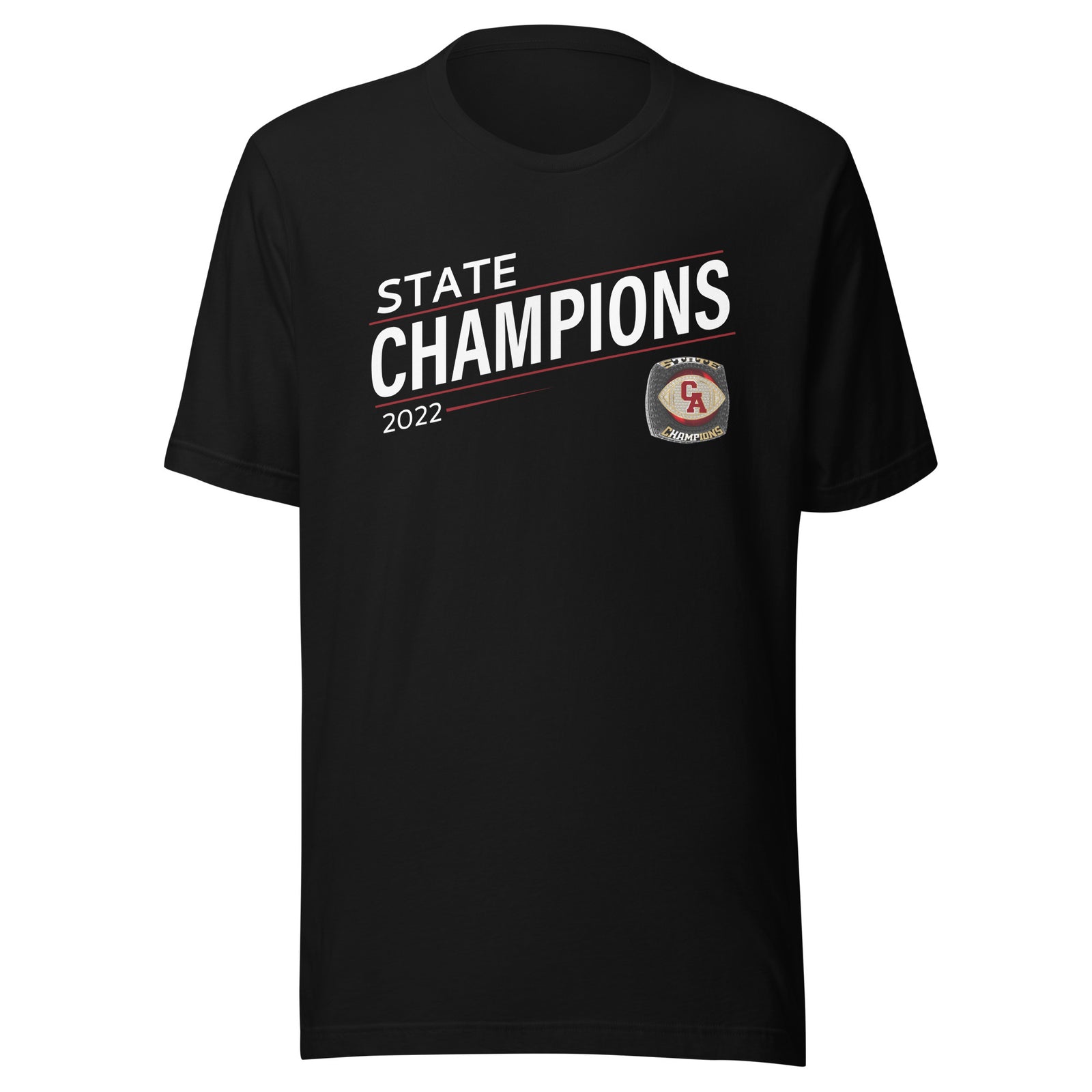 Carl Albert High School Football 2022 Black Ring Unisex t-shirt
