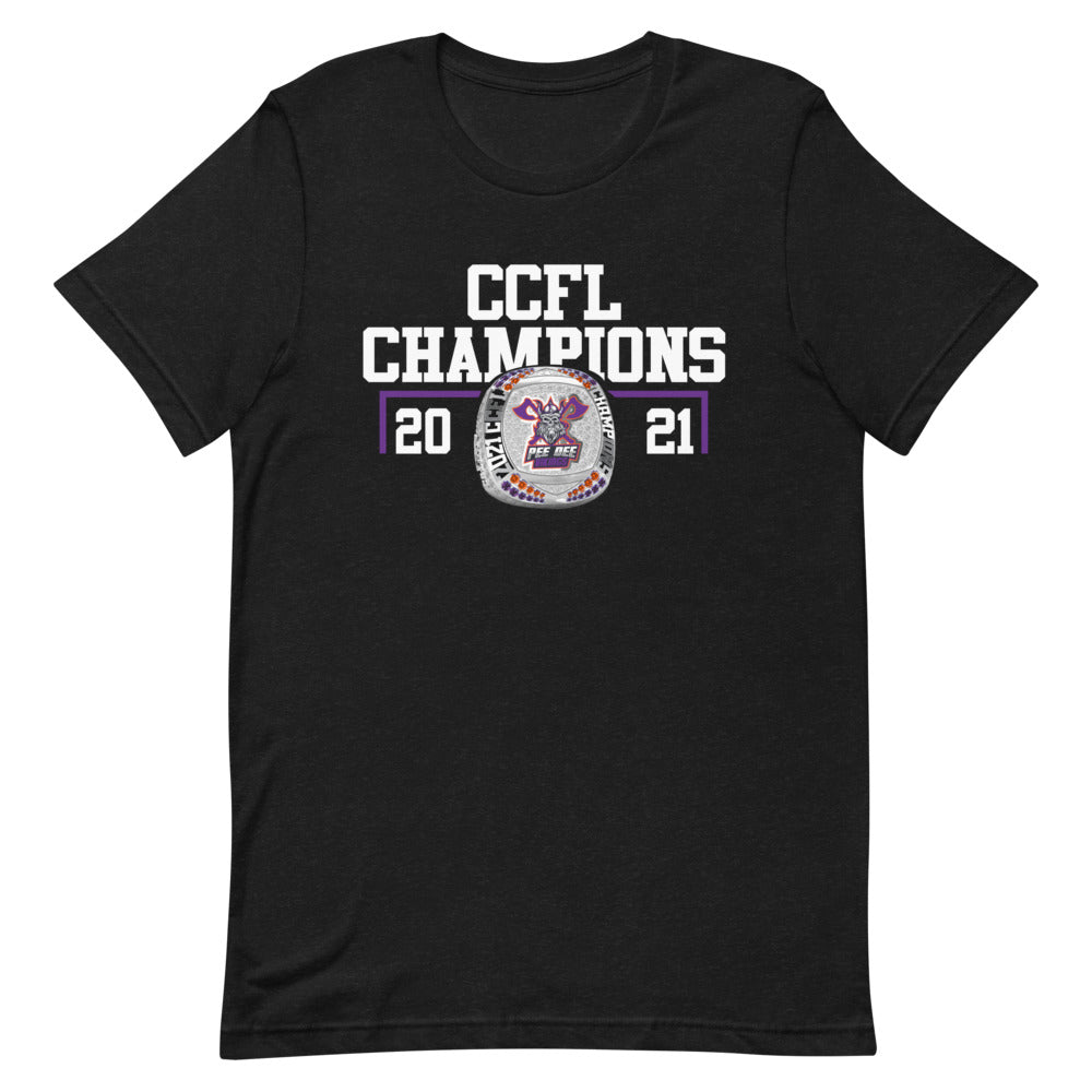 Pee Dee Vikings CCFL Champions 2021 Unisex T-Shirt