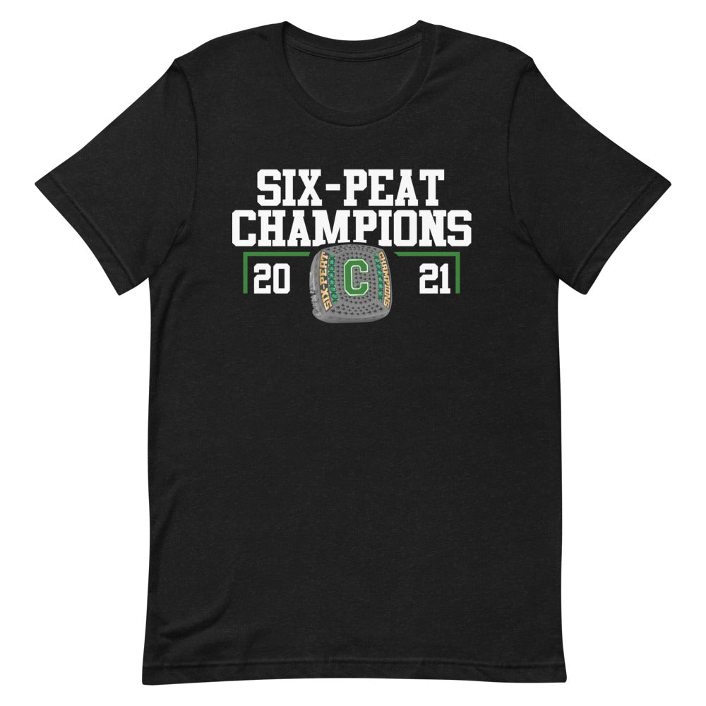 Cathedral High School Six-Peat Champions Short-Sleeve Unisex T-Shirt