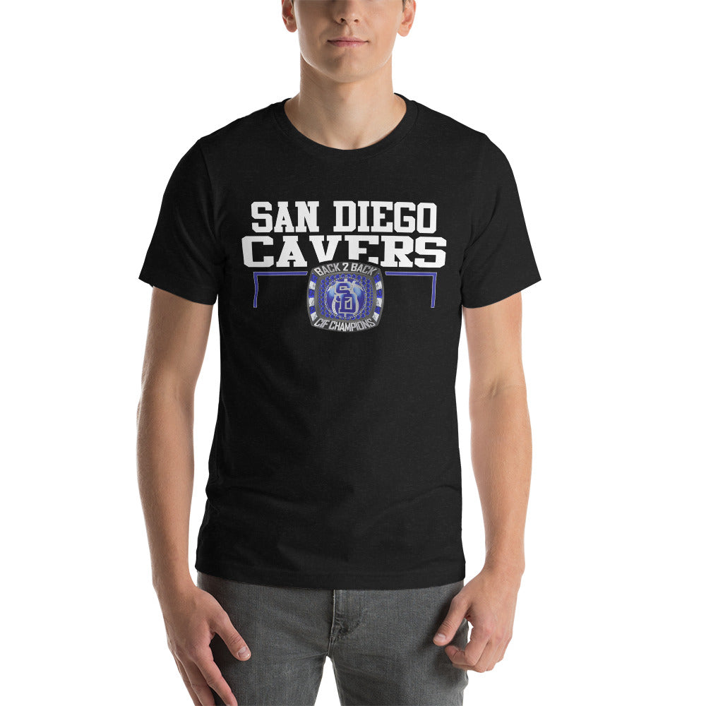 San Diego High School Back 2 Back Champions Short-Sleeve Unisex T-Shirt