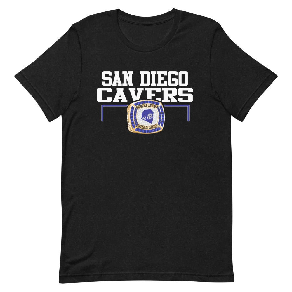 San Diego High School Back 3-Peat Champions Short-Sleeve Unisex T-Shirt