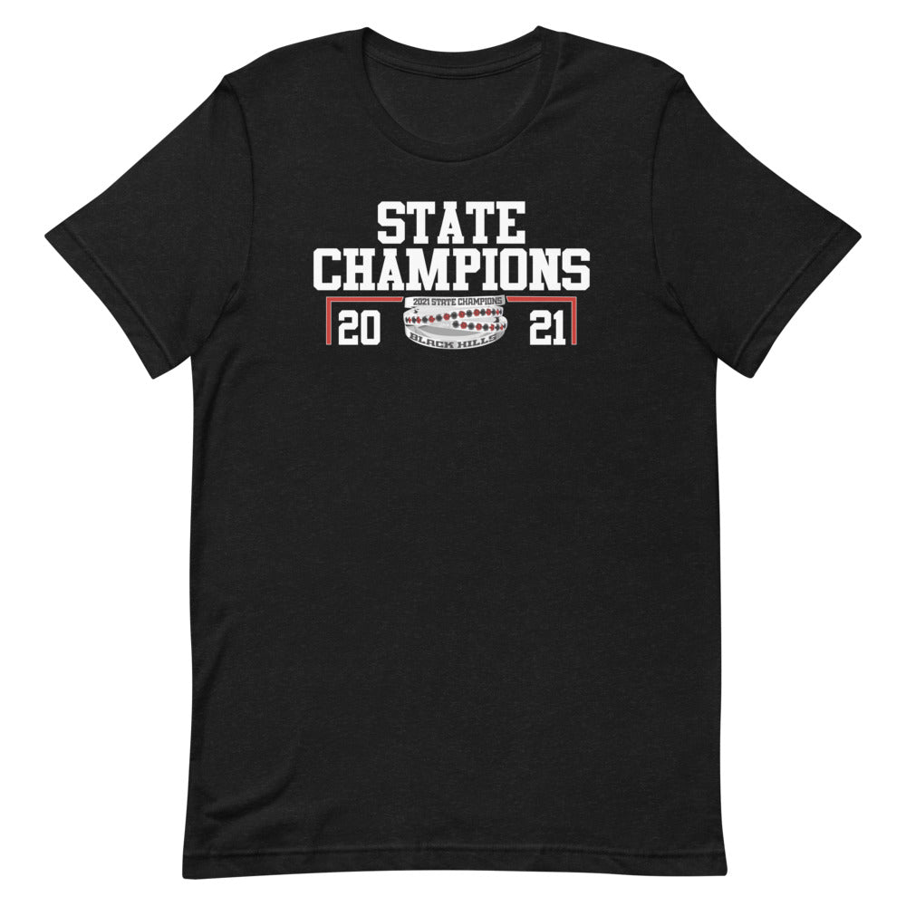 A G West Black Hills HS State Champions Short-Sleeve Unisex T-Shirt