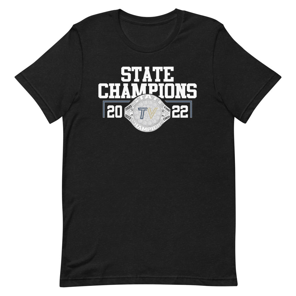Teays HS Cheer State Champions Short-Sleeve Unisex T-Shirt