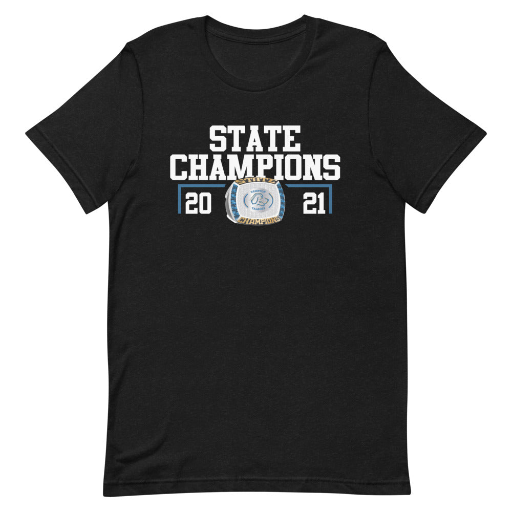 Hampton Talbots 2021 State Champions Short-sleeve unisex t-shirt