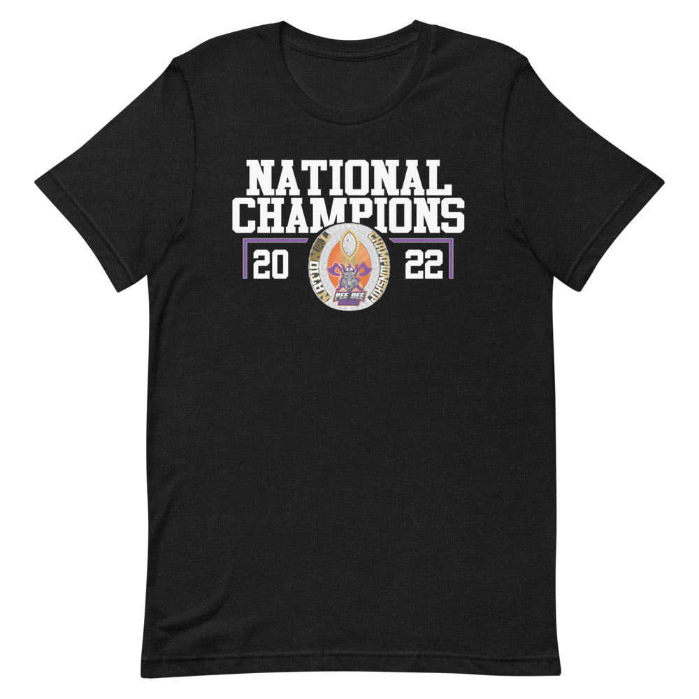 Pee Dee Vikings National Champions Short-sleeve unisex t-shirt