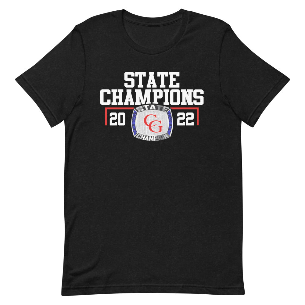 Center Grove Wrestling 2022 Championship Ring Short-sleeve unisex t-shirt