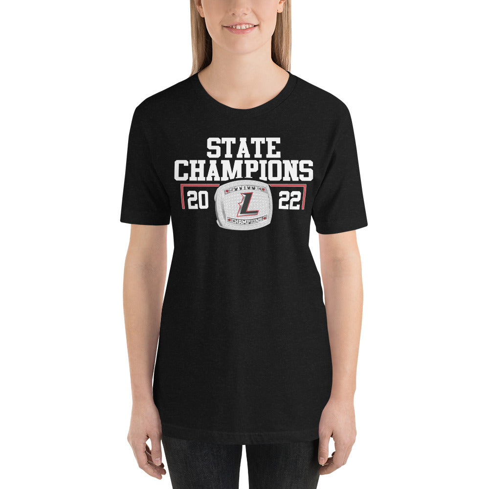 Liberty High School State Champion Short-sleeve unisex t-shirt