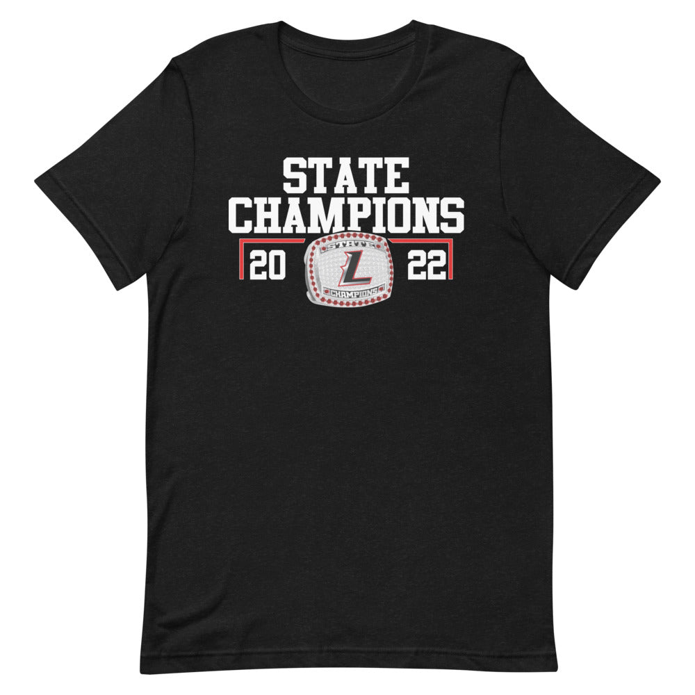 Liberty High School State Champion Short-sleeve unisex t-shirt