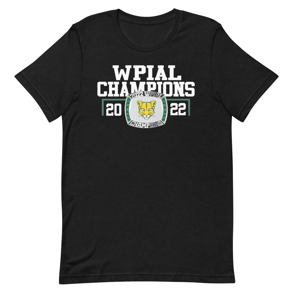 Blackhawk Lady Cougars WPIAL Champions Short-sleeve unisex t-shirt
