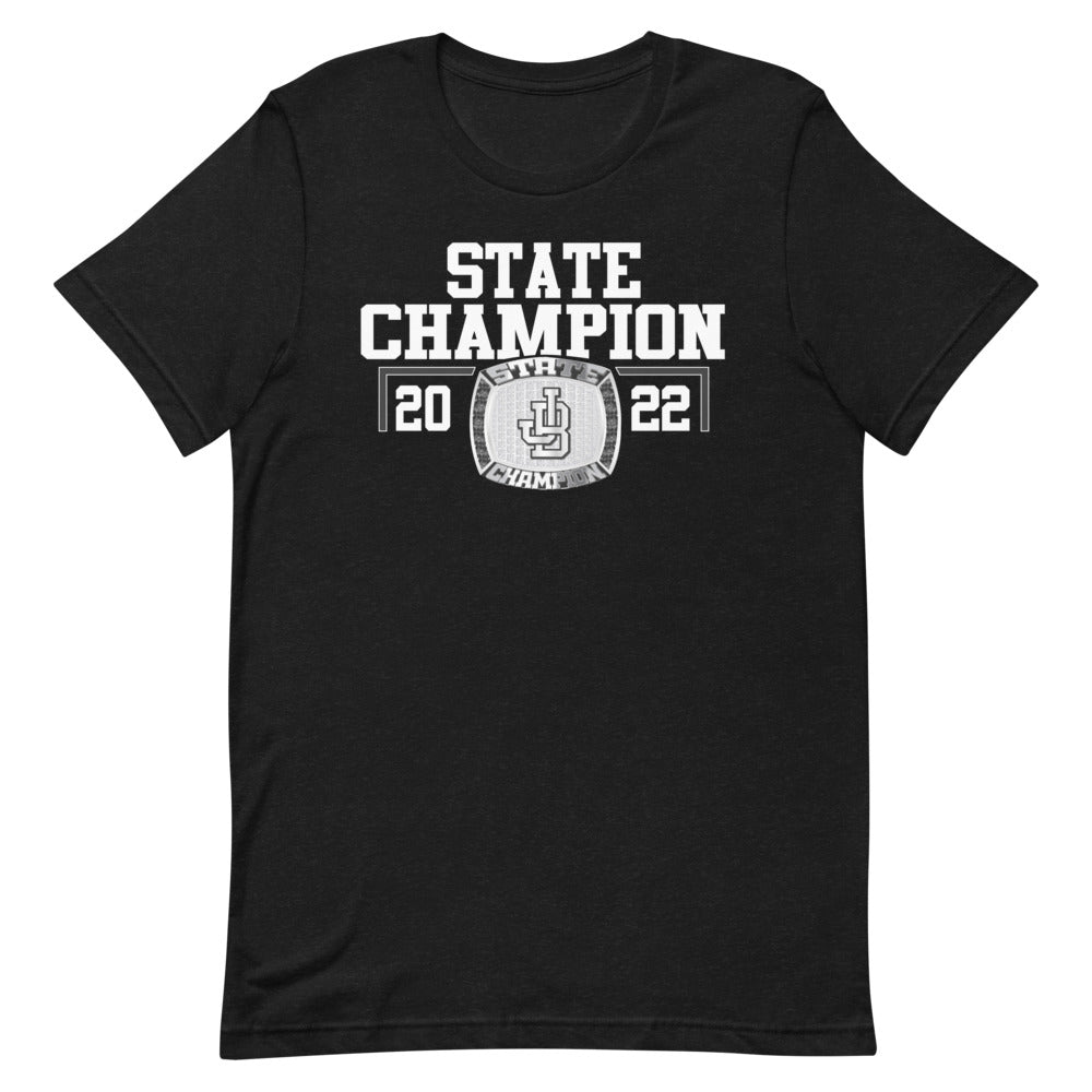 Jensen Beach Wrestling 2022 Championship Ring Short-sleeve unisex t-shirt