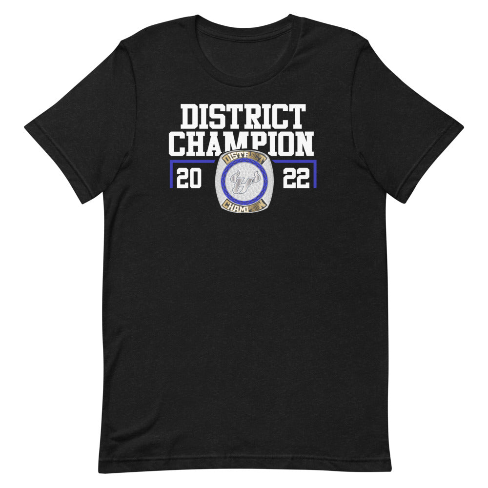 Bulls Track and Field District Champion Short-sleeve unisex t-shirt