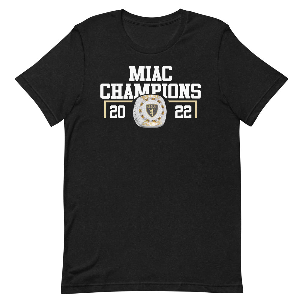 St Olaf College MIAC Champions Short-sleeve unisex t-shirt