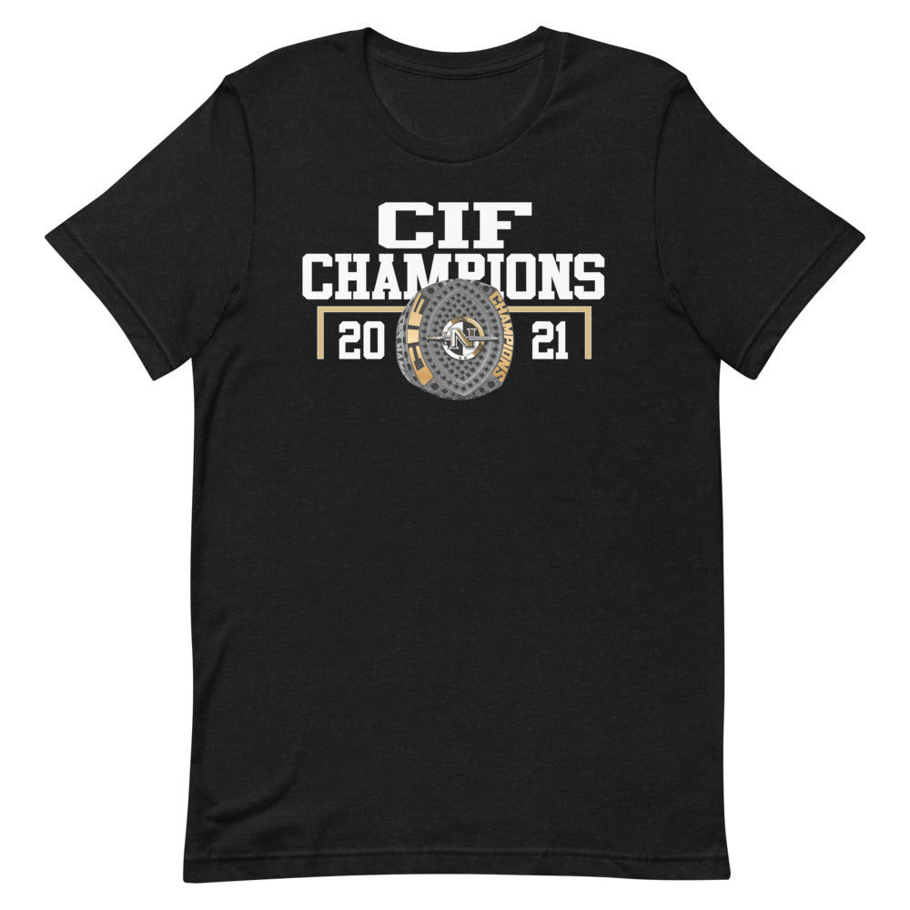 Northview High School 2021 CIF Championship Ring Short-sleeve unisex t-shirt
