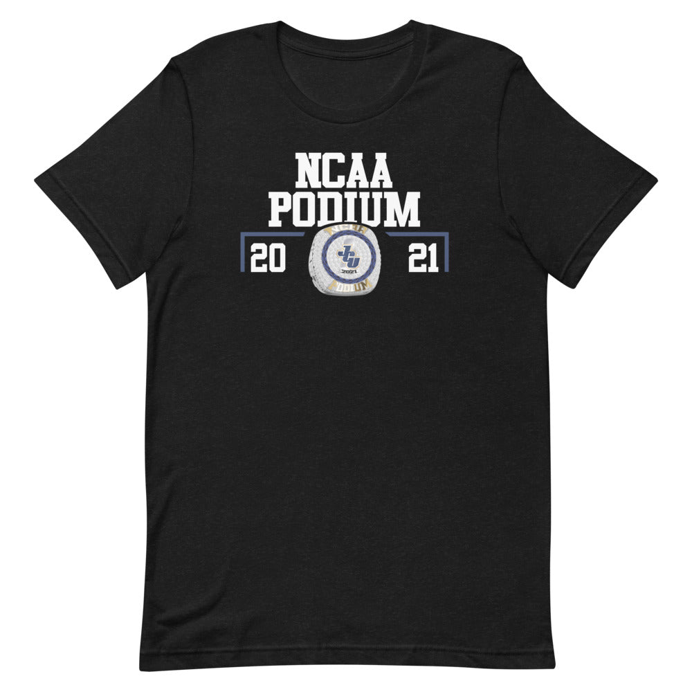 John Carroll University 2021 NCAA Podium Championship Ring Short-sleeve unisex t-shirt