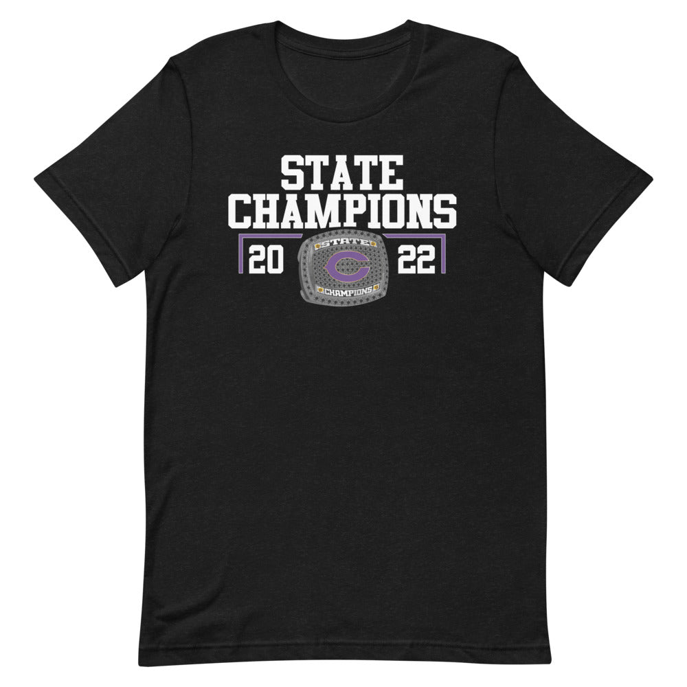 Chickasha High School 2022 State Championship Ring Short-sleeve unisex t-shirt