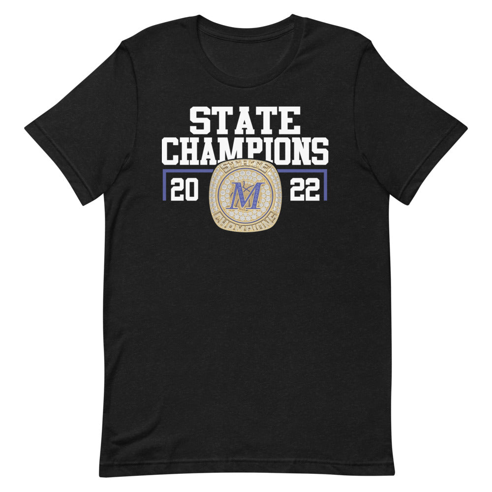 Meridian High School State Champions Short-sleeve unisex t-shirt