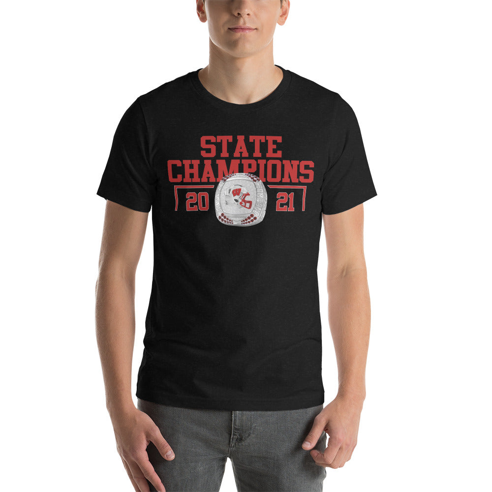 Weiser High School 2021 Football State Championship Ring Unisex t-shirt