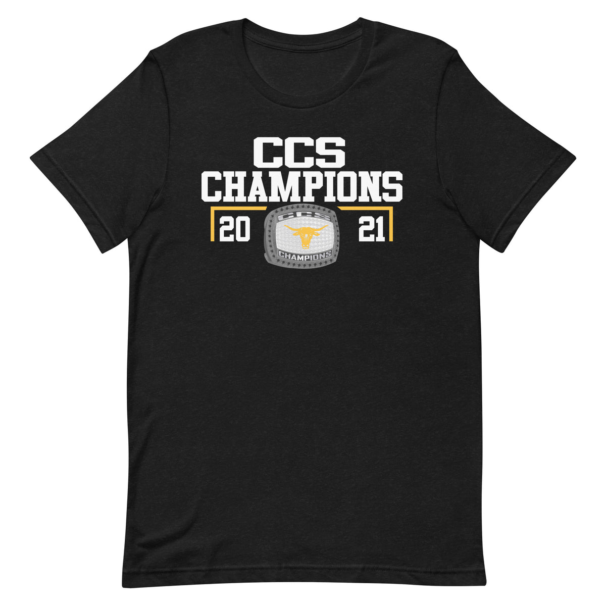 Leigh High School 2021 Soccer CCS Championship Ring Unisex t-shirt