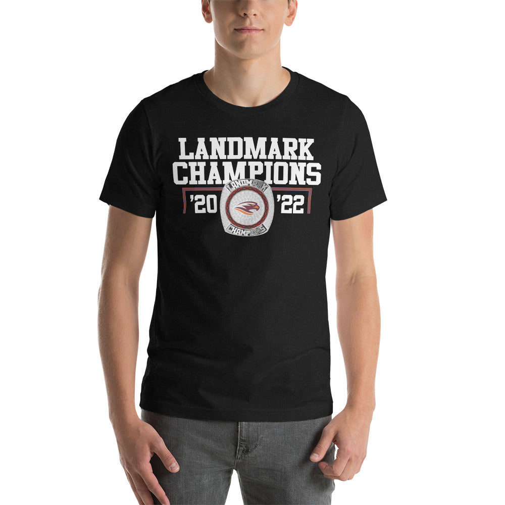 Susquehanna University ’20 & ’22 Landmark Championship Ring Unisex t-shirt