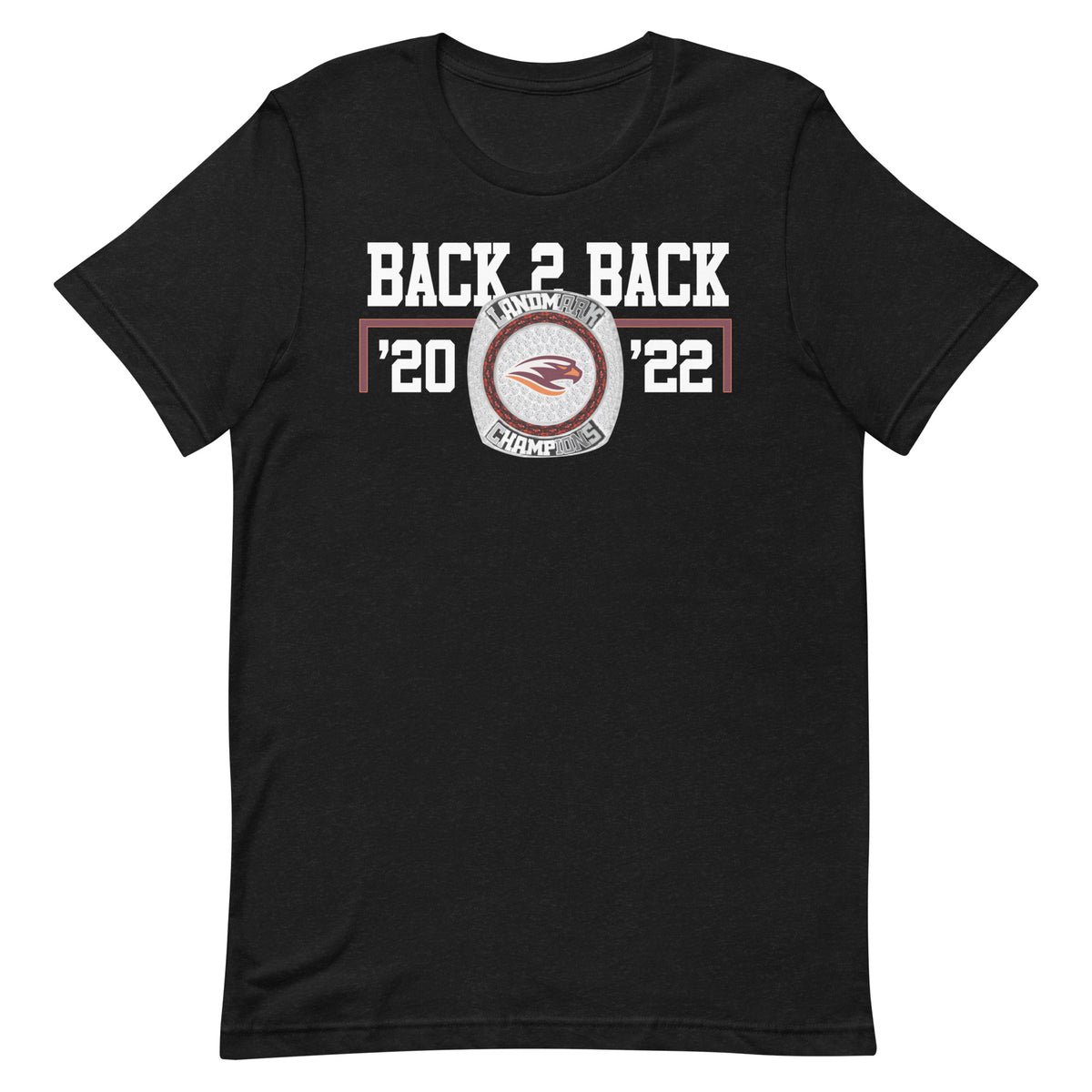 Susquehanna University ’20 &amp; ’22 Back 2 Back Championship Ring Unisex t-shirt