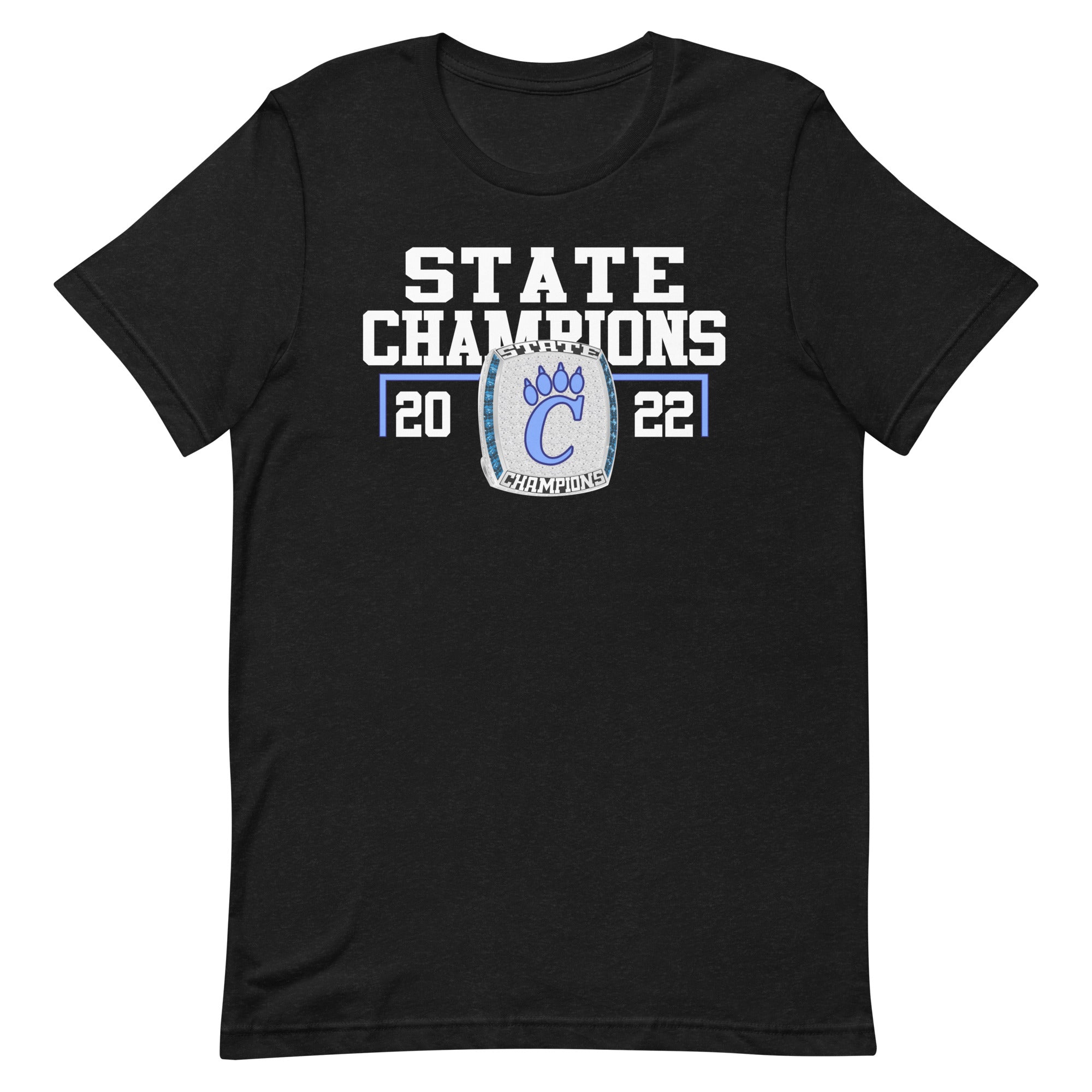 Chesapeake High School 2022 State Championship Style Ring Unisex t-shirt