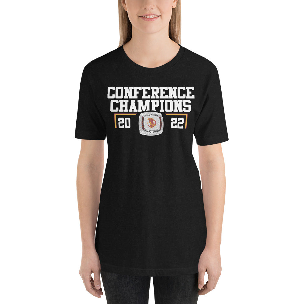 Claremont Mudd Scripps Women’s Track &amp; Field 2022 Conference Championship Ring Unisex t-shirt
