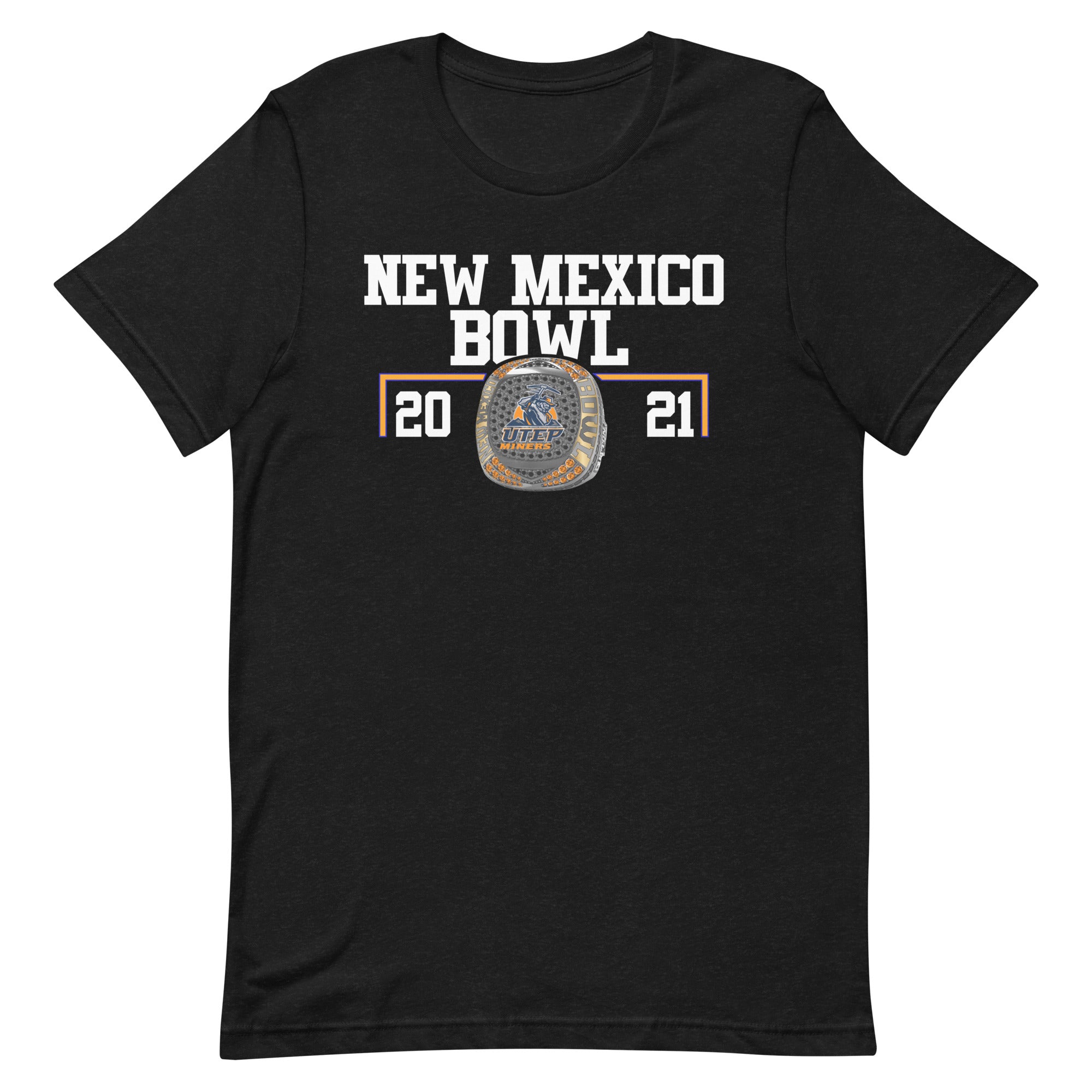 University of Texas at El Paso Football 2021 New Mexico Bowl Championship Ring Unisex t-shirt