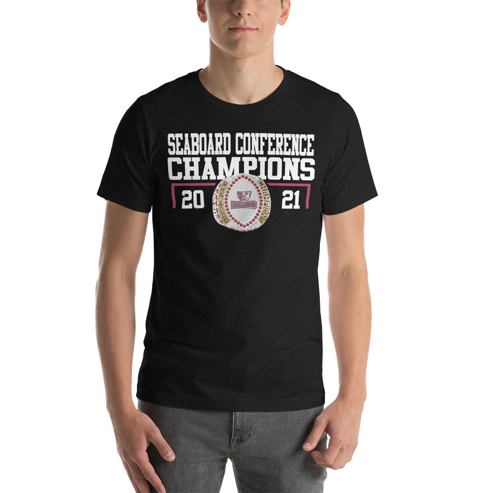 Thaddeus Stevens College Football 2021 Conference Silver Finish Championship Ring Unisex t-shirt
