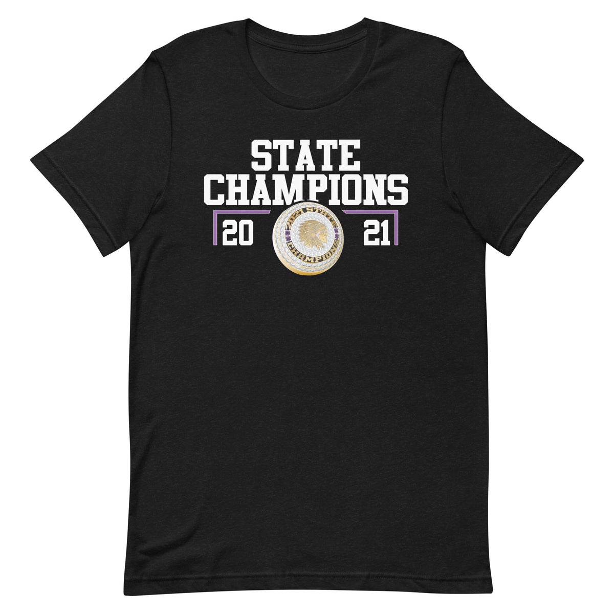 Amite High School Football 2021 State  Championship Style Ring Unisex t-shirt