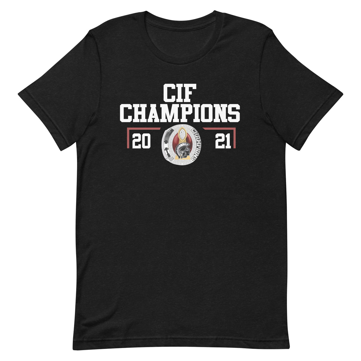 Faith Baptist Football 2021 CIF Championship Ring Unisex t-shirt