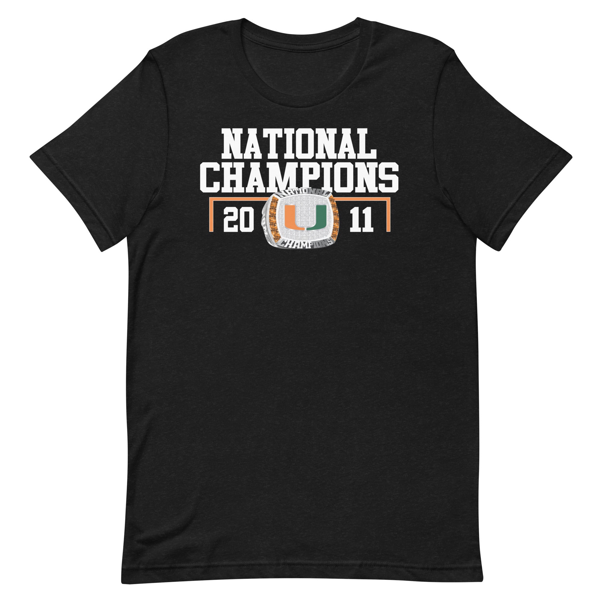2011 Miami Hurricanes Roller Hockey National Champions Unisex t-shirt