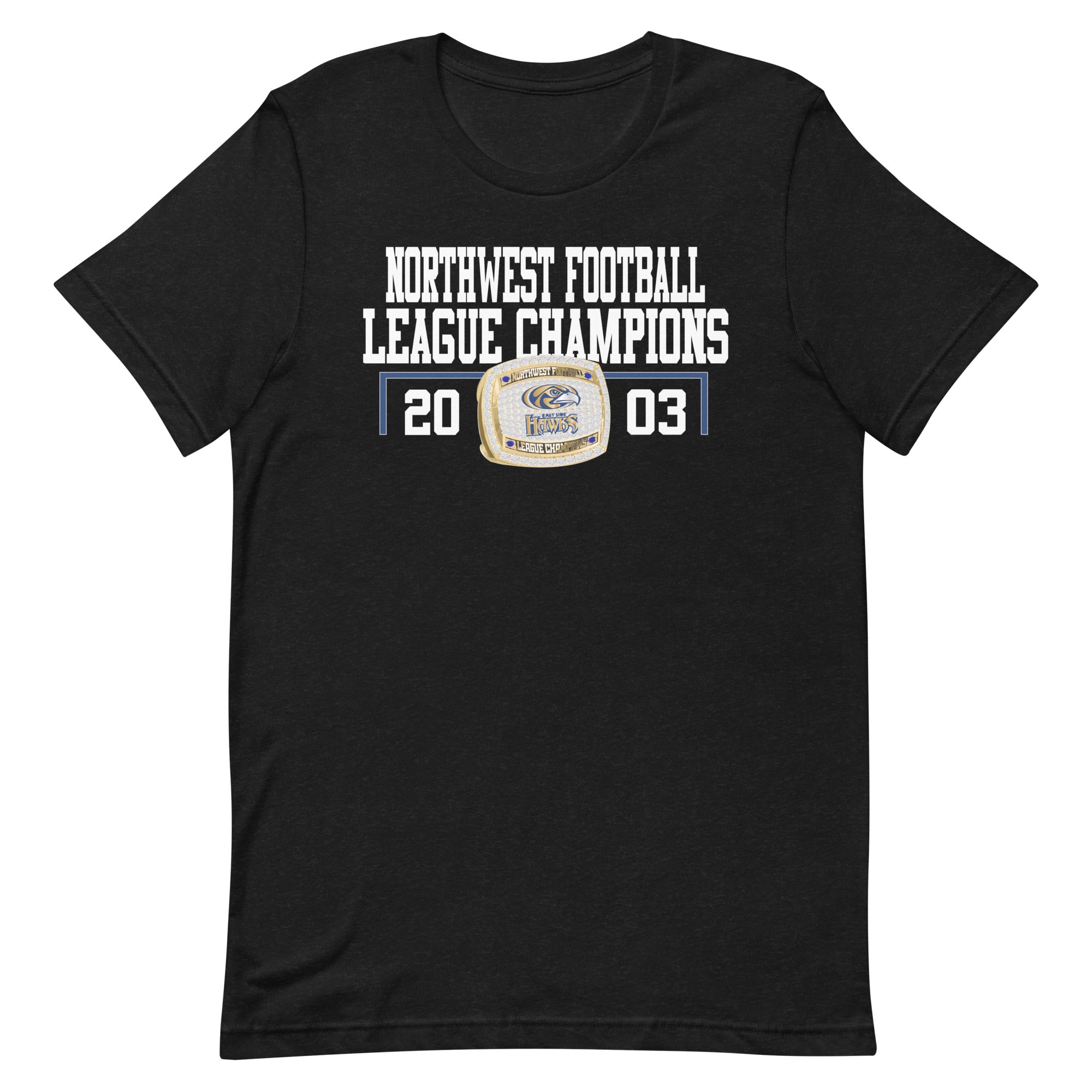 Northwest Football League 2003 Championship Ring Unisex t-shirt