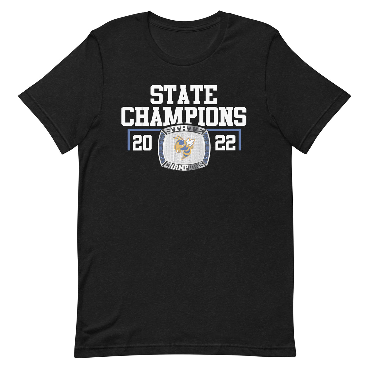 Milton High School Men’s Hockey 2022 State Championship Ring Unisex t-shirt
